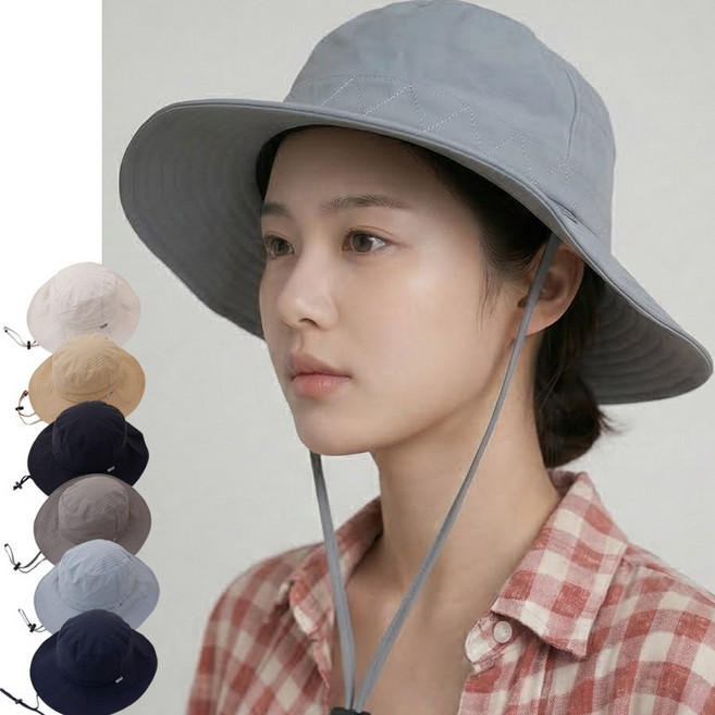 청림캡 아웃도어 기능성벙거지 여자남자공용 자외선차단햇빛가리개 버킷햇 골프등산낚시운동챙모자 CL-B139