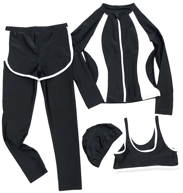 어퍼컷 여아동 주니어 래쉬가드 세트