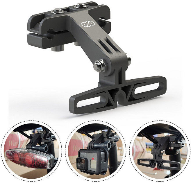TWTOPSE 자전거 후미등 마운트 PROLOGO SCRATCH M5 들 구멍 장착 고프로 사이클링 랙 브래킷 거치대, 05 Mount Base Garmin, 1개