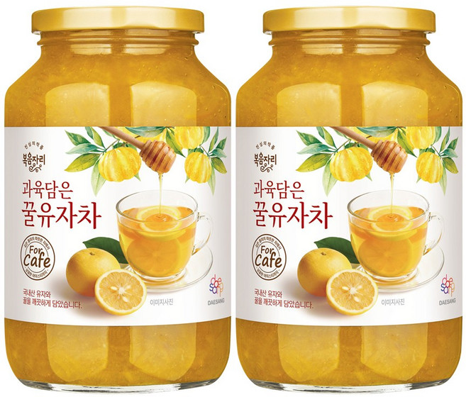 복음자리 과육담은꿀유자차, 1kg, 1개입, 2개