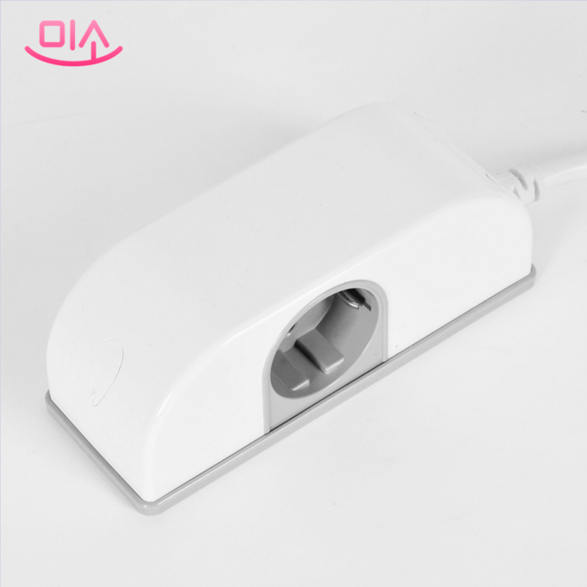 현대일렉트릭 옆으로 콘센트 방수 방진 멀티탭 3구, 1.5m, 1개