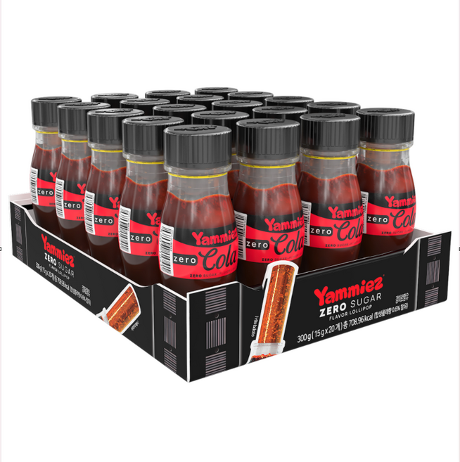 제로콜라 푸쉬팝, 20개, 15g