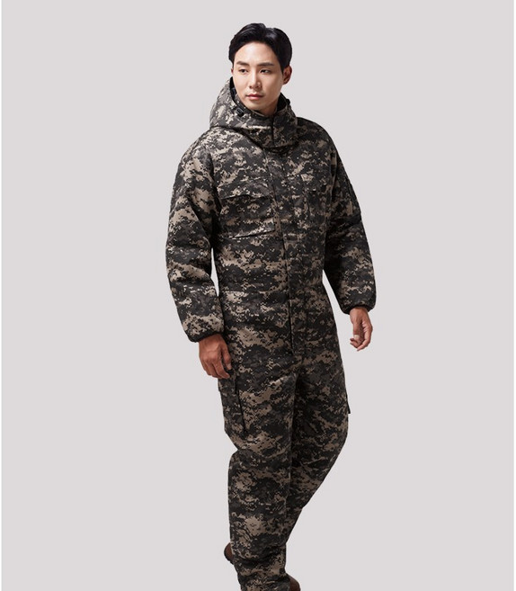 딜리버리 동계용 일체형 냉동복 방한복 정비복 낚시복
