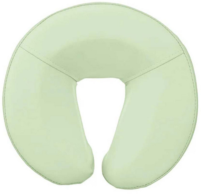 세븐뷰티 마사지베개 모음, U자형 얼굴베개(대)_라이트그린, 1개