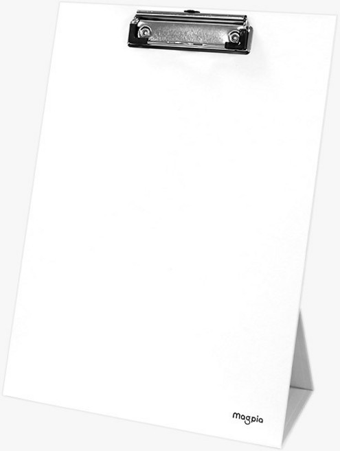 마그피아 스탠딩 클립보드 A4 화이트보드