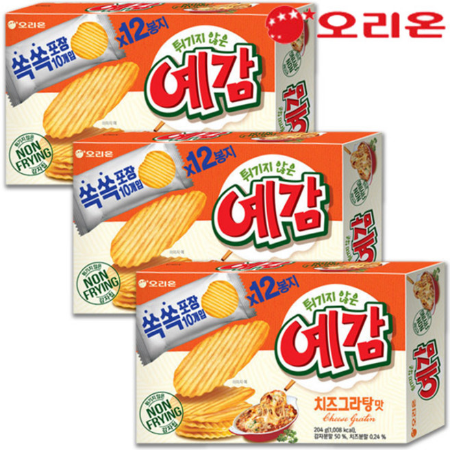 예감 오리지널, 3개, 204g