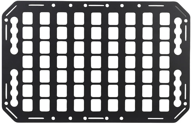 트럭 베드 몰리 패널 알루미늄 합금 다기능 L 트랙 스토리지 주최자 자동차 SUV RV 483x311x2mm 트럭 베드, 미디엄 커피랙 세트 양면측면패널없음