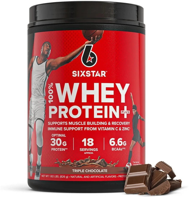 식스스타 웨이 프로틴 플러스 트리플 초콜릿, 1개, 826g - 쿠팡