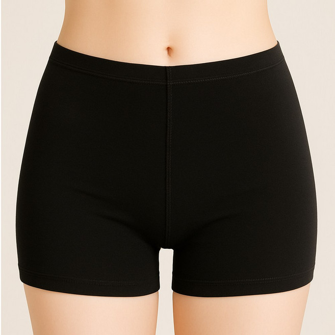 여성속바지 3부 면스판 직장인 학생 4매세트 빅사이즈추가 KCS1201