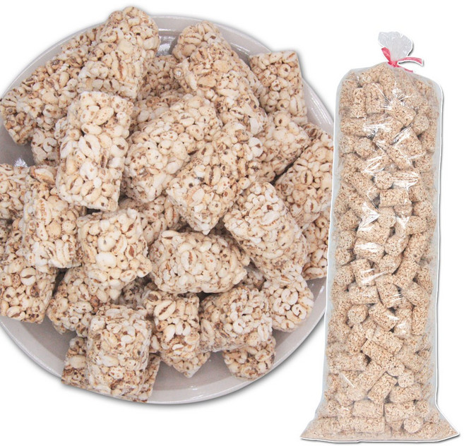 웰링스 우리식품 대용량 업소용 강냉이 마카로니 앵두콘 개나리콘 맛나콘 쌀튀밥 떡국튀밥 뻥튀기, 1개, 밀보리가락