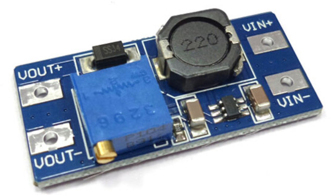 (PP-A159) MT3608 DC-DC 2A가변형 스텝업 컨버터 모듈