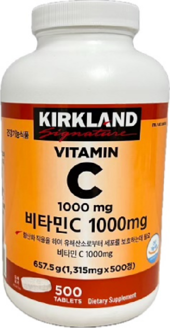 커클랜드시그니춰 비타민C, 500정, 1개
