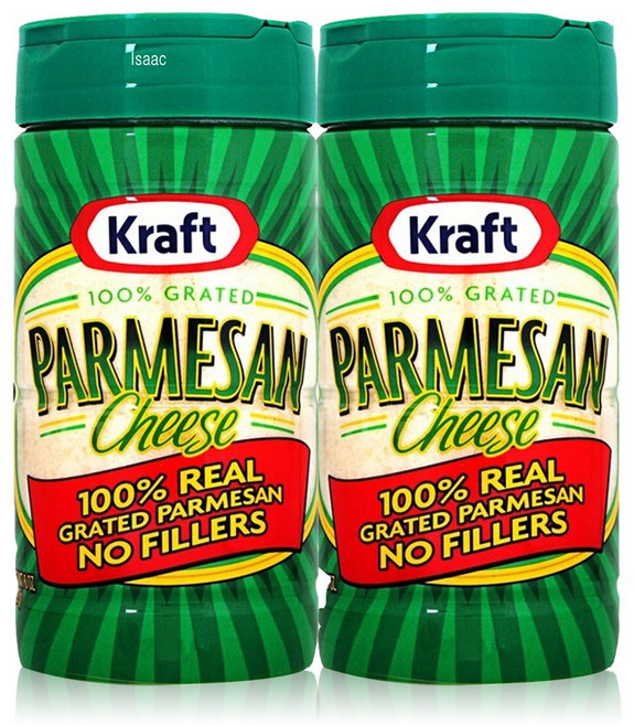 크래프트 그레이티드 파마산 치즈, 227g, 2개