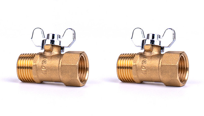 신주 나비 니플 밸브, 2개