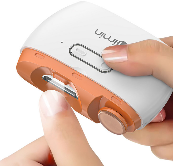 nimin 자동 손톱깎이 전동 손톱깎이 손톱 갈이 손톱 샌딩 다듬기 손톱 정리 도구 세트 D606, 1개, 화이트