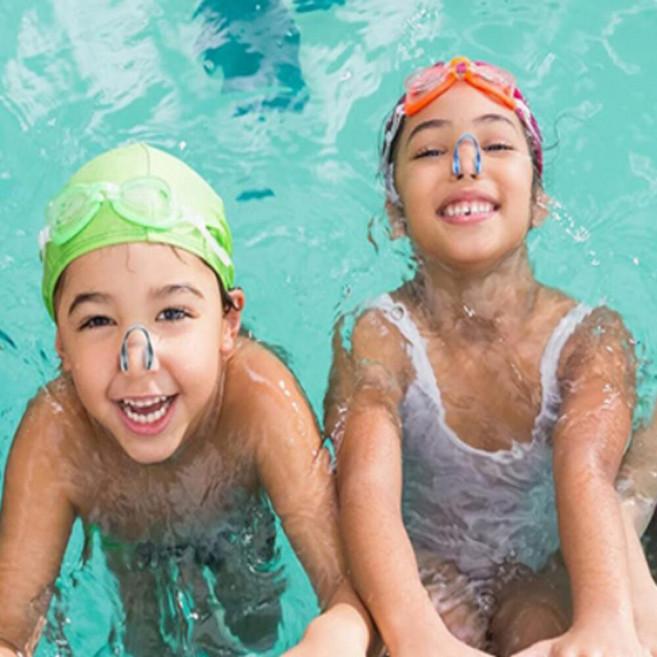 앤에이 수영 코마개 수영코마개어른, 블루, 1개