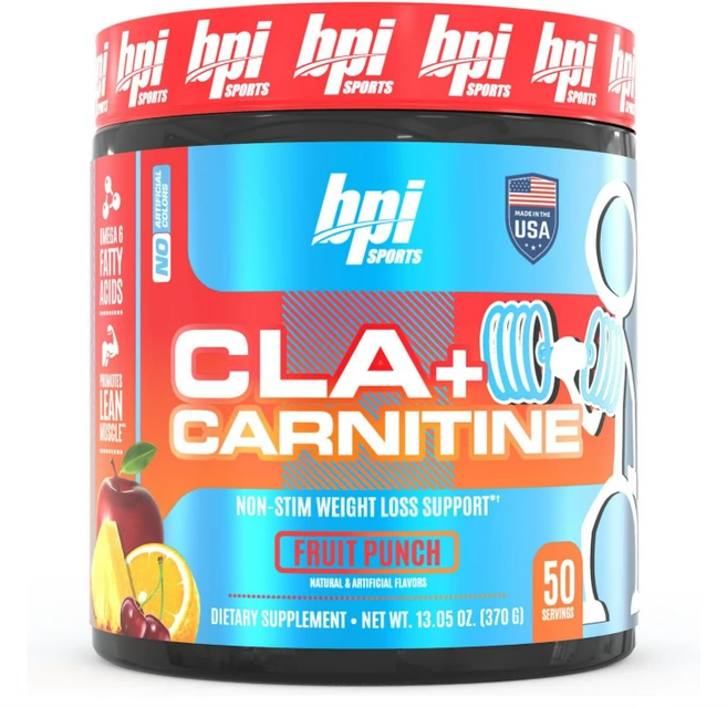 BPI스포츠 CLA 카르니틴 파우더 370g 공액리놀렌산 분말 프룻트 펀치, 1개 - 쿠팡