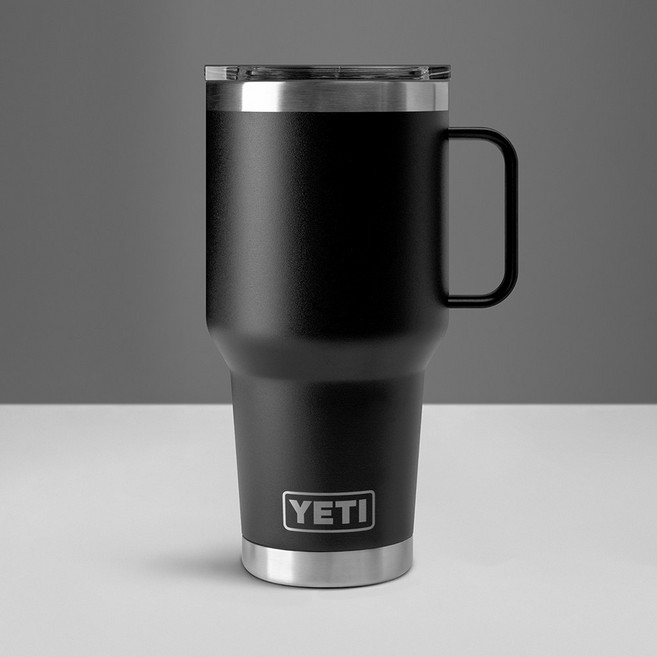 [정식수입] 예티 텀블러 램블러 트레블 머그 887ml 30oz (블랙) 리브퍼콜라보 식약처인증, 블랙, 1개