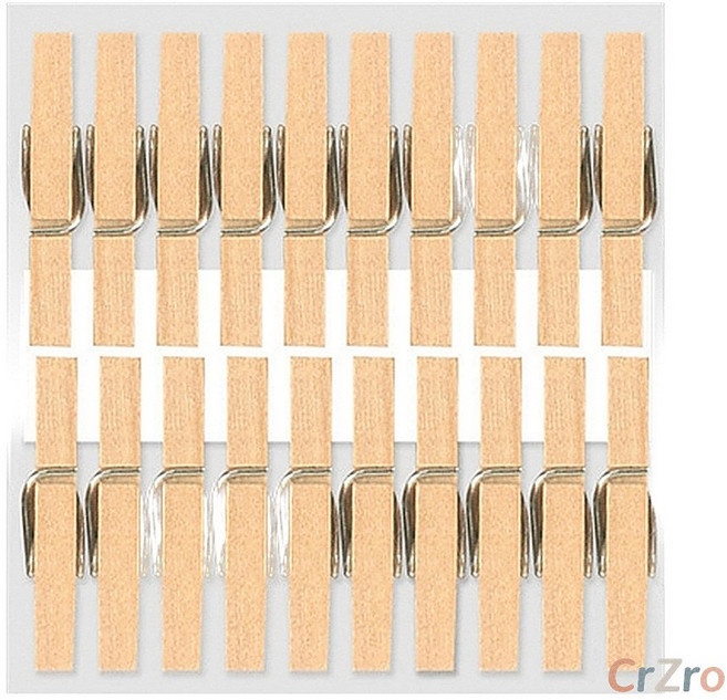 유니아트 나무 집게 원목 빨래집게 옷집게 대형 사진 정리 클립 다용도 1개입