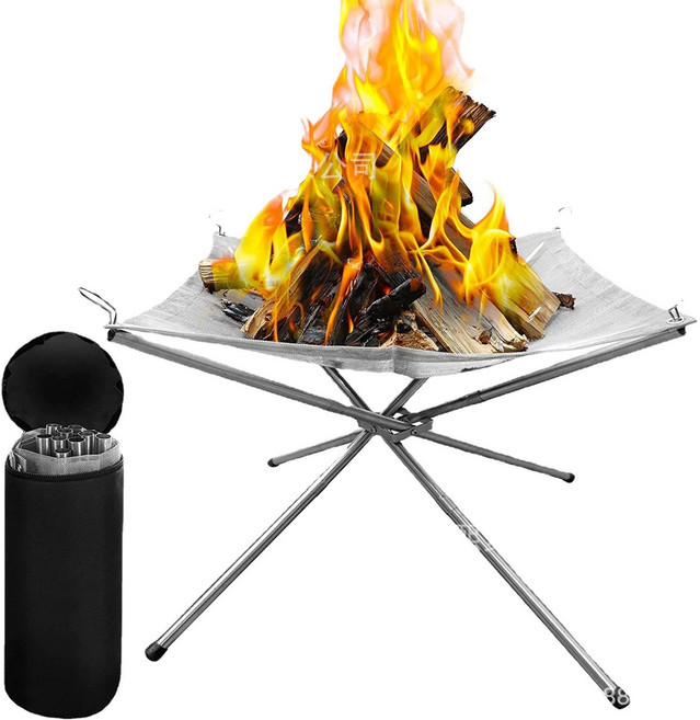 [티케이샵] 휴대용 화로대 불멍 캠프파이어 캠핑, 1개
