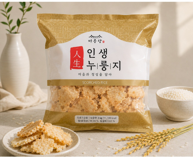 미풍당 인생누룽지, 3kg, 1개