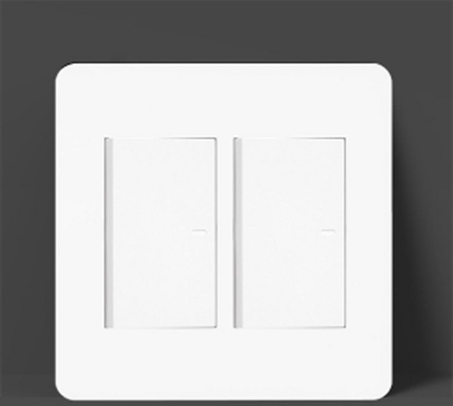 심플 화이트 넓은타입 중2구 스위치 오피스텔 학교 다용도실 가정 이사 부엌 셀프교체 조명, 낱개