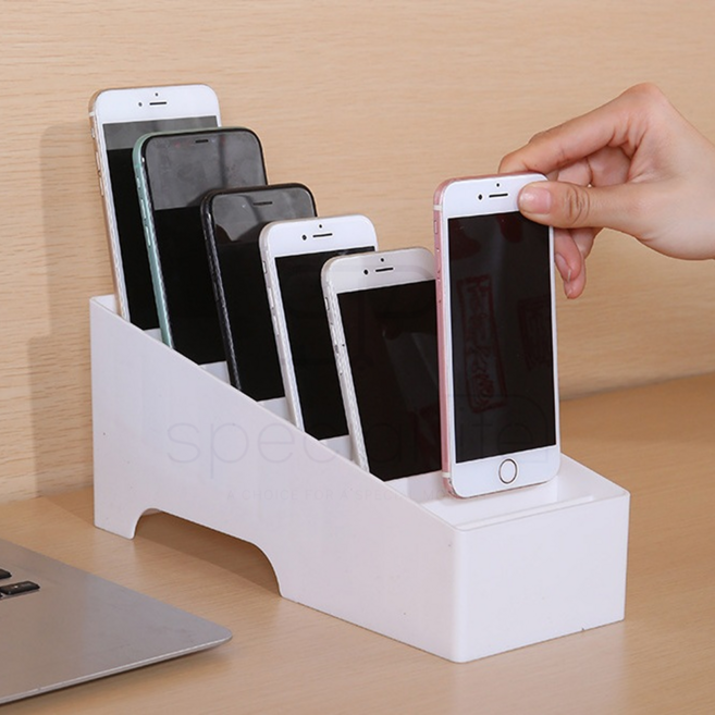 스페셜라이프 학원 핸드폰 수거함 보관함 거치대 12칸 물청소가능, 1개