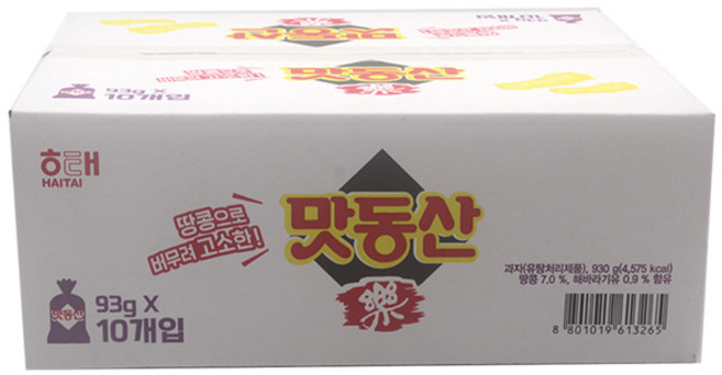 해태 맛동산 93g x 10입, 930g, 1박스