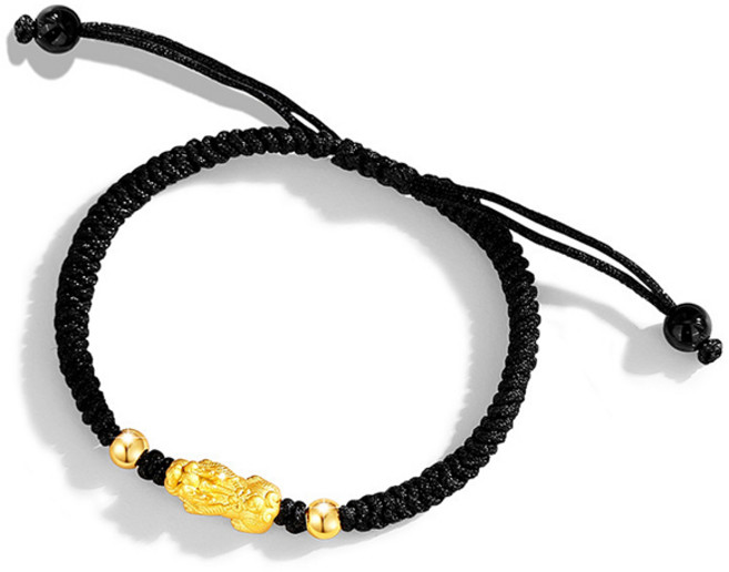 봉연당 용귀 금비휴 검정 매듭팔찌 장사 주식 재물흥왕 삼재액막이 재수대통 부적비방 s1880