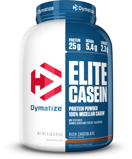 Dymatize Elite 酪蛋白粉, 1.8kg, 1個, 濃郁巧克力