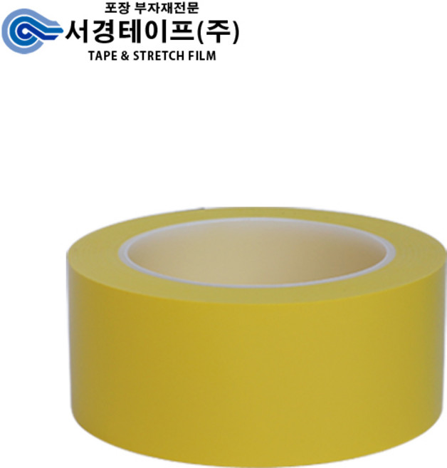 서경테이프 바닥라인 테이프(PVC) 1개입, 옐로우