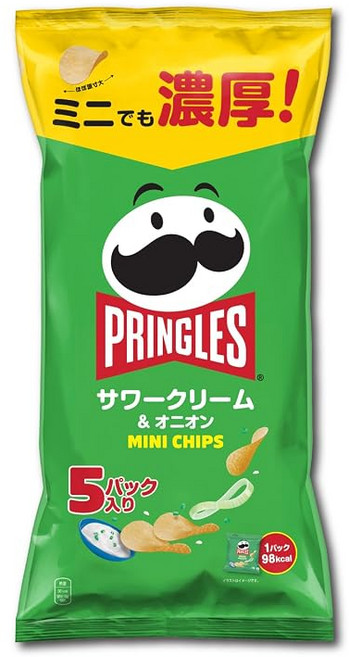Kellogg 켈로그 프링글스 미니칩 사워크림어니언 95g, 1개