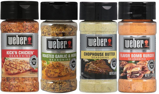 Weber 마늘 파마산 시즈닝 121.9g(4.3온스) 쉐이커 239289, 10.5 Ounce (Pack of 1), 레스토랑 즐겨찾기, 121.9g