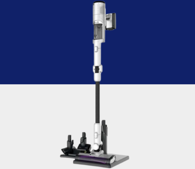 샤크닌자 클린센스 자동먼지비움 무소음 무선청소기 IQ IW2241KR, 퍼플 화이트