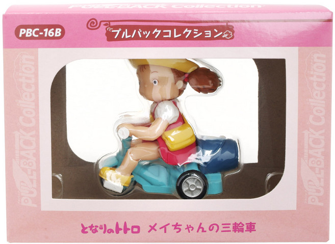 ENSKY 迴力車系列龍貓TOTORO小梅與三輪車 PBC-16Bとなりのトトロ日本吉卜力宮崎駿公仔模型跑跑車, 1個
