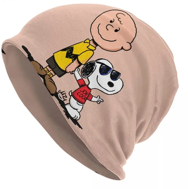 남성용 커스텀 피너츠 보넷 모자 스트리트 니트 따뜻한 S-스누피 겨울, 01 싱글 사이즈, 02 19