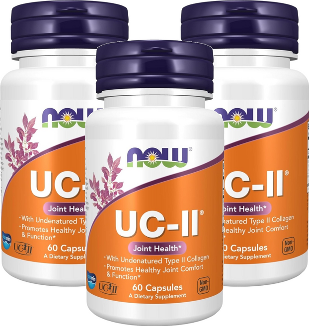 NOW Foods UC-II膠原蛋白膠囊, 60顆, 3罐
