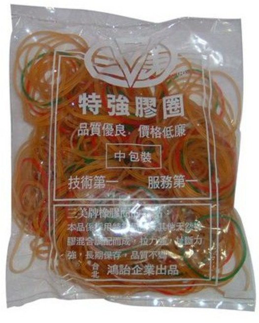 三美牌 特強橡皮筋, 1個