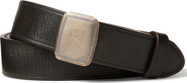 RRL 빈센스 레더 벨트 더블알엘 이태리산