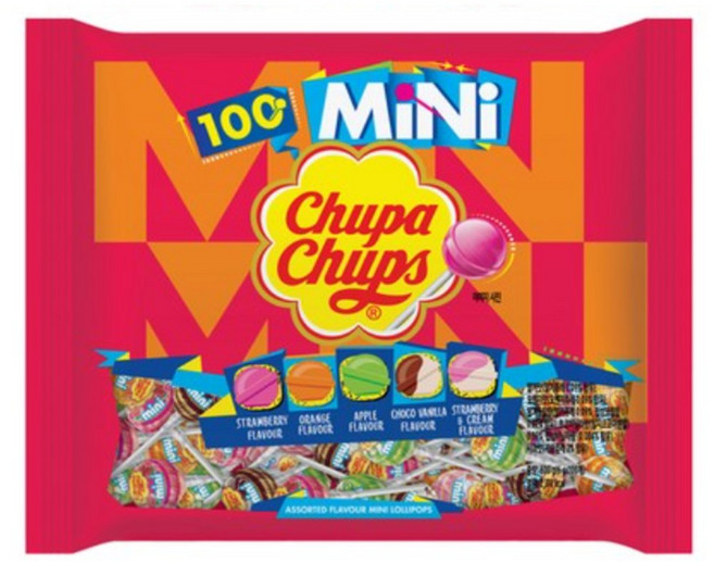 츄파춥스 미니 막대사탕, 600g, 100개