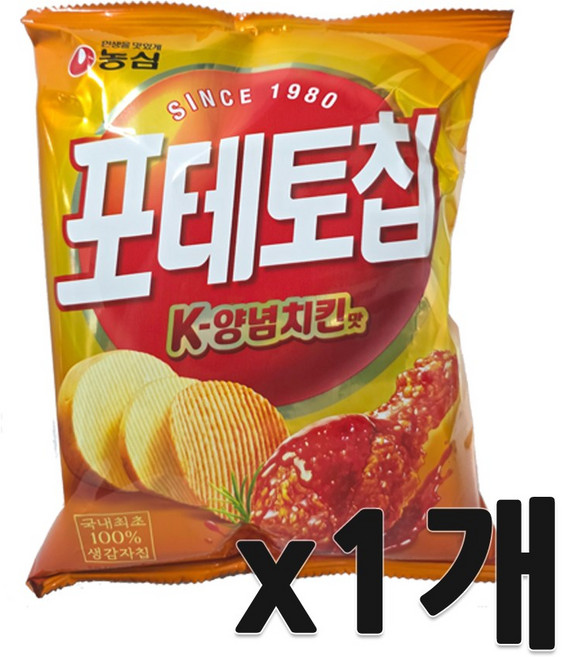 포테토칩 K 양념치킨맛, 1개, 50g