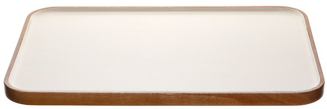 플라라 컬러 직사각 트레이, 샌드스톤