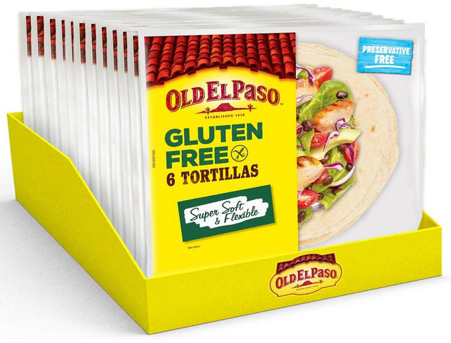 OLD EL Paso 올드엘파소 또띠야 랩, 216g, 12개