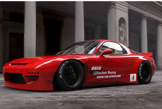 ADDICTION 車殼 - MAZDA RX-7 FD3S (Rocket Bunny式樣)