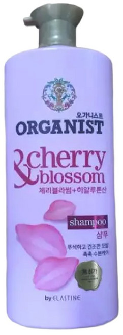 엘라스틴 오가니스트 체리블라썸 수분 영양 샴푸 1100ml, 1.1L, 1개