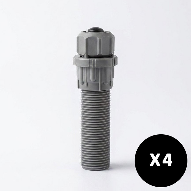 싱크대 다리 발 씽크대 회색 원형 대 조절발 높이 조절발 업소용 식당, 4개, 회색 원형 다리 발 (대)