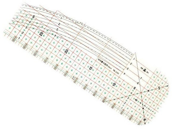논슬립 아이롱시접자 30cm/국산/논슬립/편리함/선명함, 30cm/국산, 1개