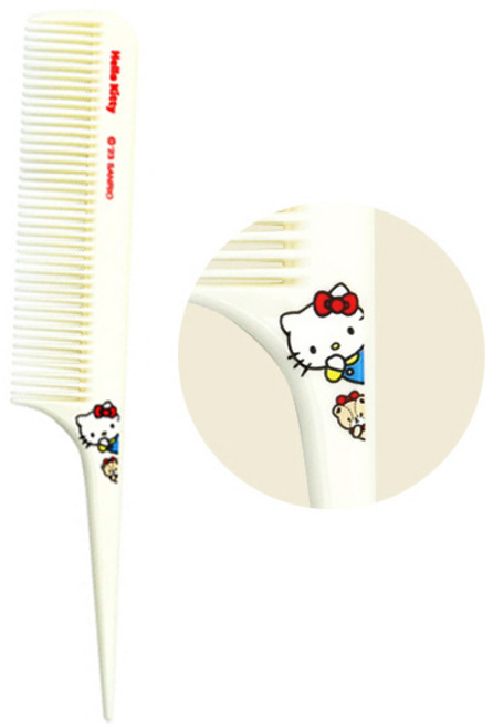 산리오 캐릭터즈 미니꼬리빗 5종, 헬로키티, 1개