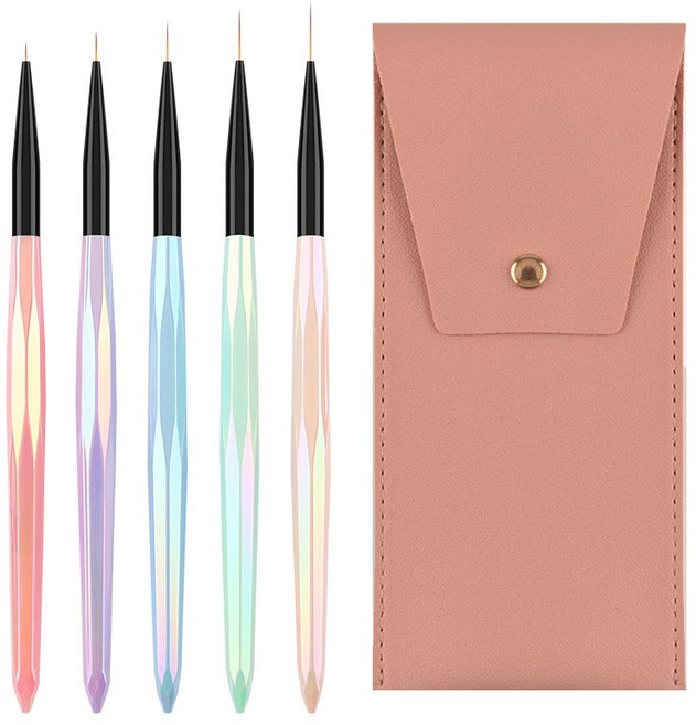 레인보우 세필라이너브러쉬5종, 1세트