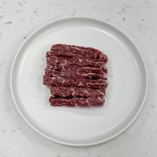 1+ 한우 안창살 200g / 등심 채끝 부채 치마 갈비 안심 양지 국거리 토시, 1개